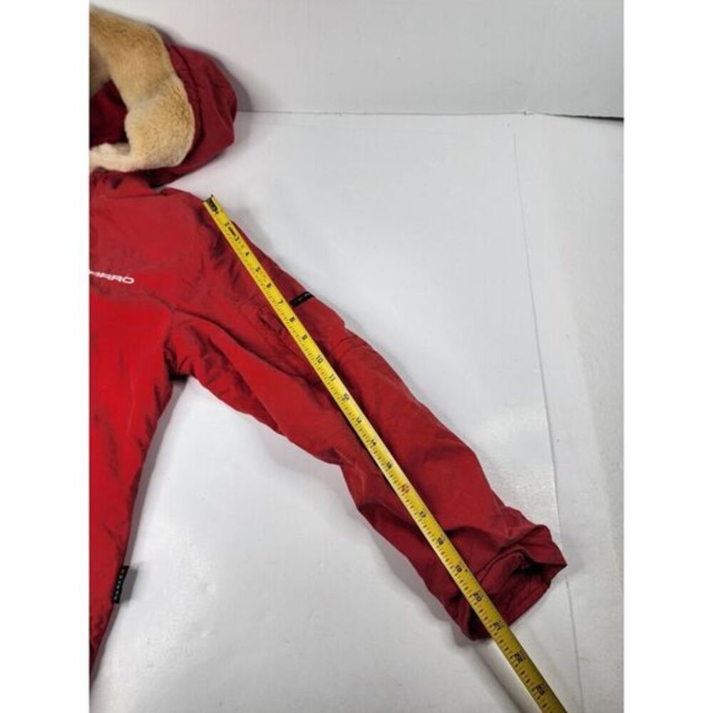 Harro Australia Fleece Fake Fur Hoodie Jacket Women's Size‎ 10 Red - Picture 11 of 14